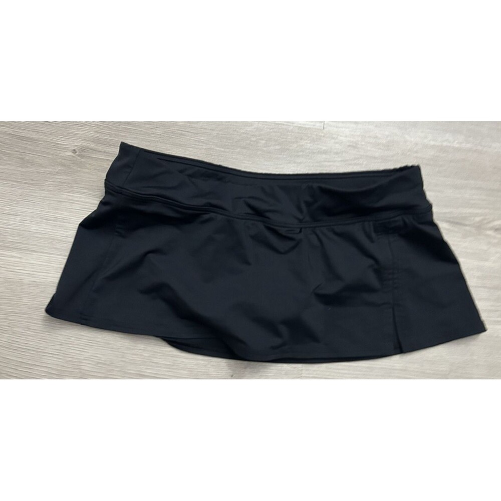 Lands End Mini Swim Skort Skirt Built in brief summer swim beach travel size 4P